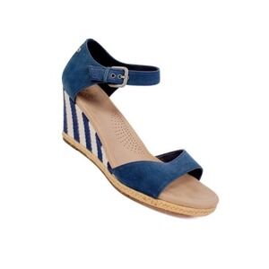 Ugg Australia Atasha Wedge Sandal 3" Heel Women's Size 10- Coastal, Nautical